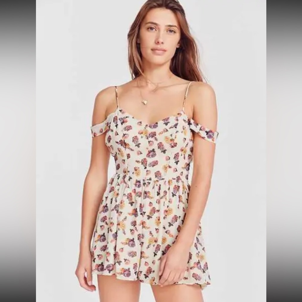 Urban Outfitters Kimchi Blue Floral Romper